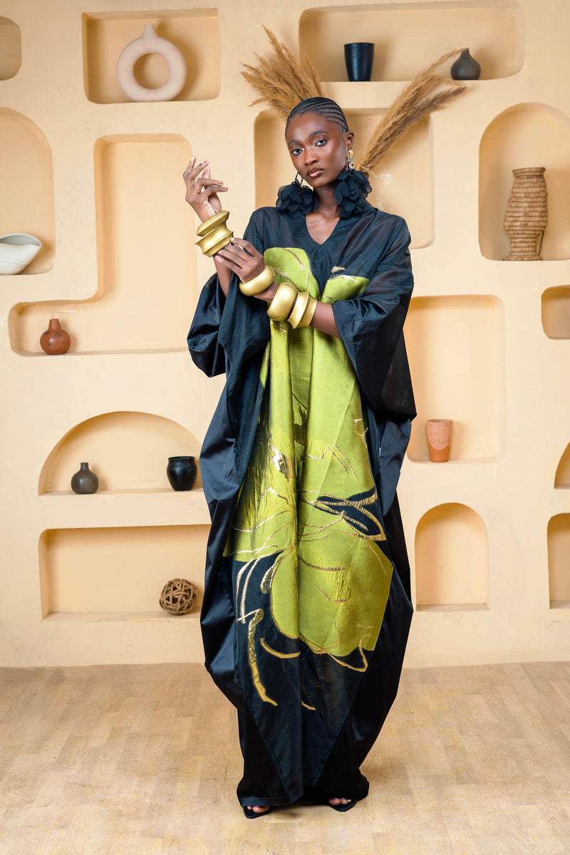 Exaggerated Flower Maxi